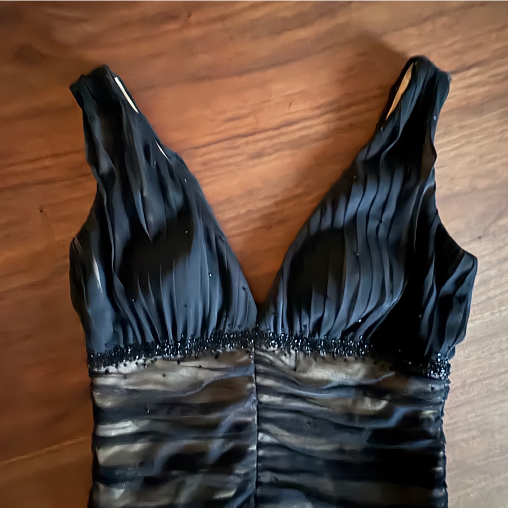 Vintage Black Sleeveless Dress